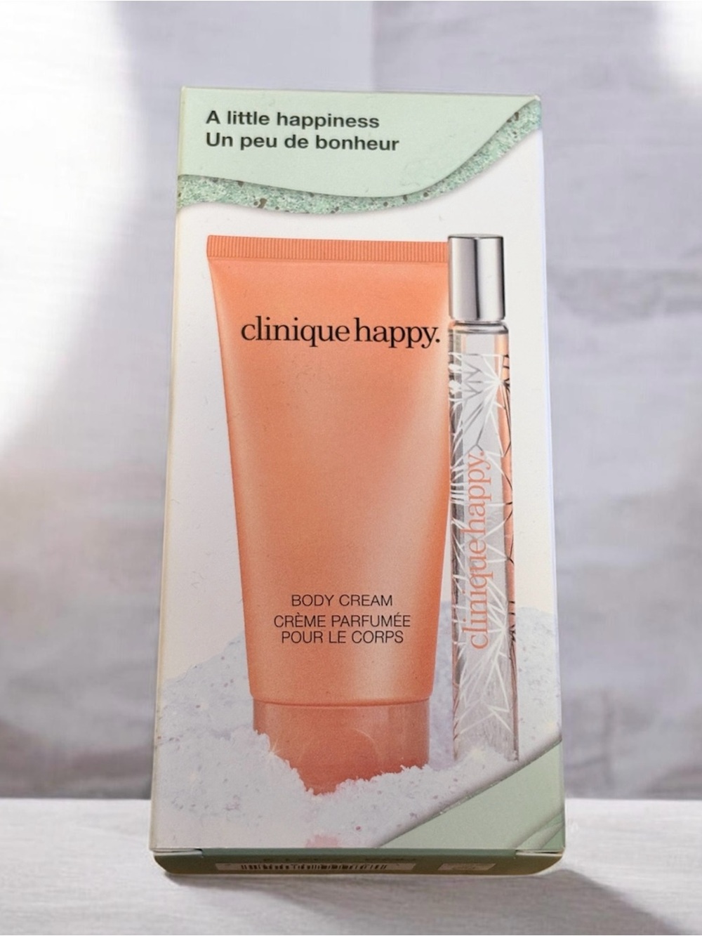 Clinique Happy Body Cream & Perfume Spray Set.